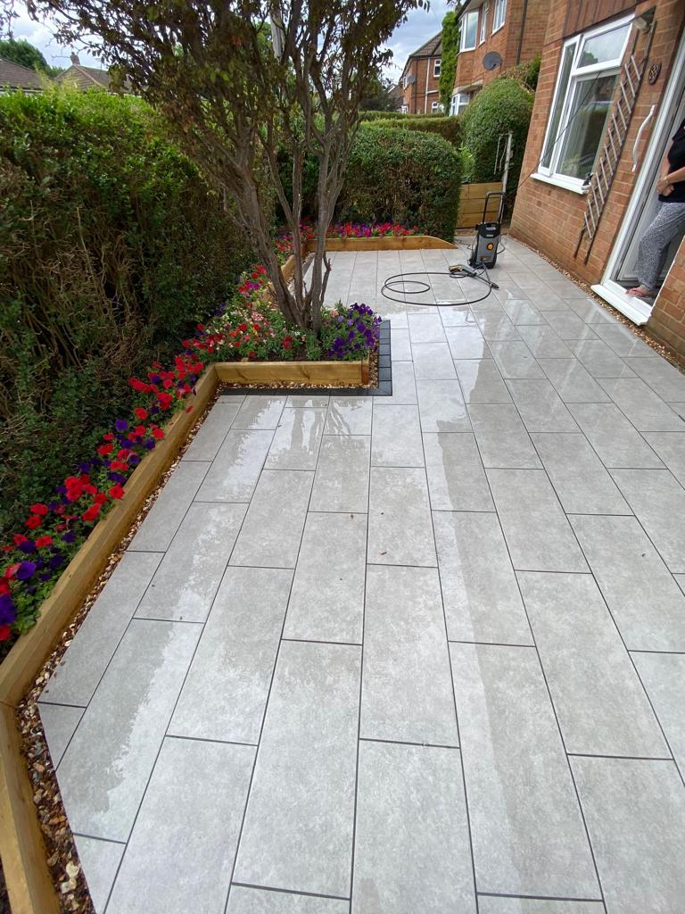 Patio with outdoor seating